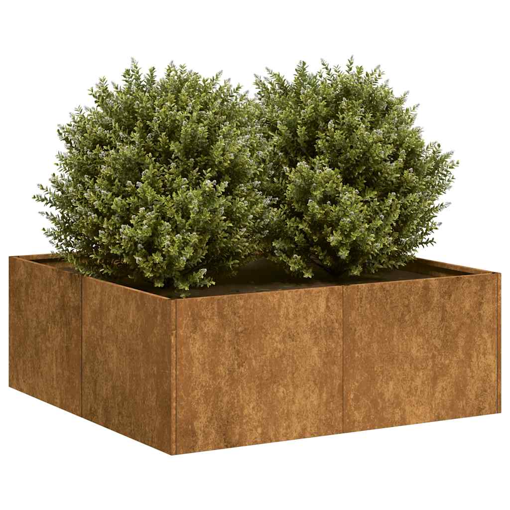 Cache-Pot De Jardin Rouillé