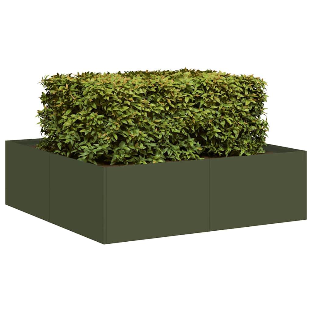 Cache-Pot De Jardin Rouillé