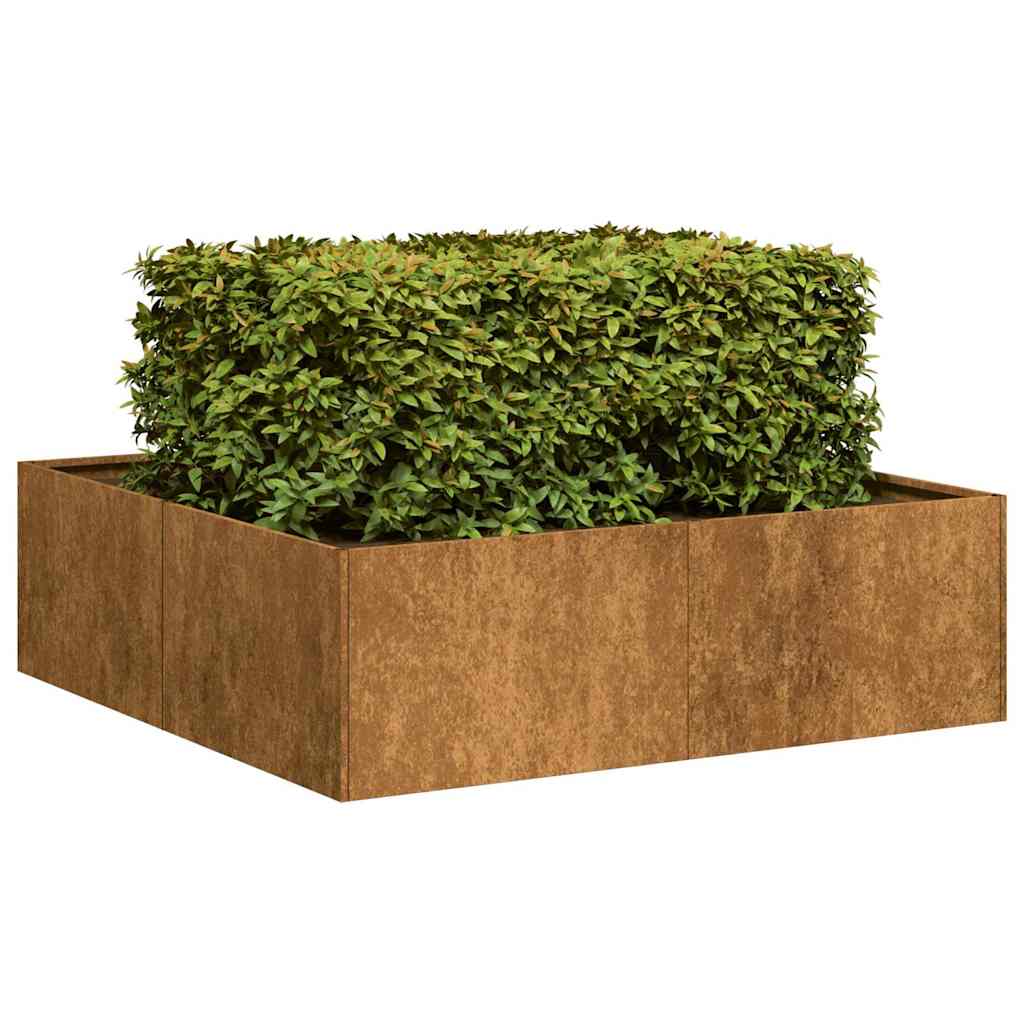 Cache-Pot De Jardin Rouillé