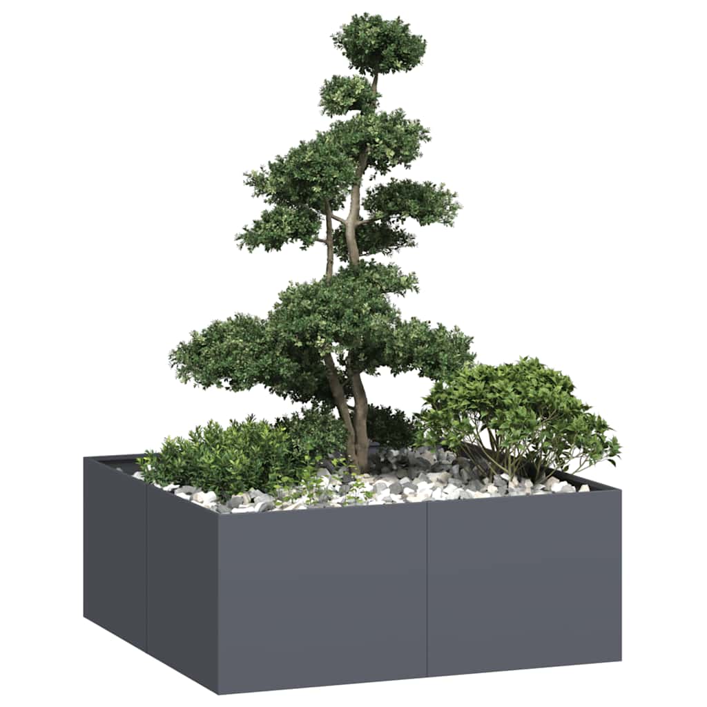 Cache-Pot De Jardin Rouillé