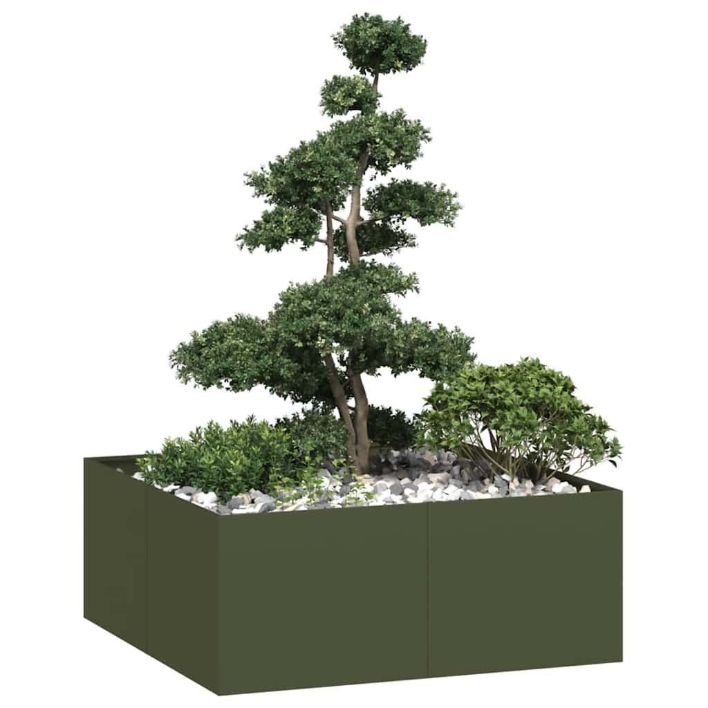 Cache-Pot De Jardin Rouillé
