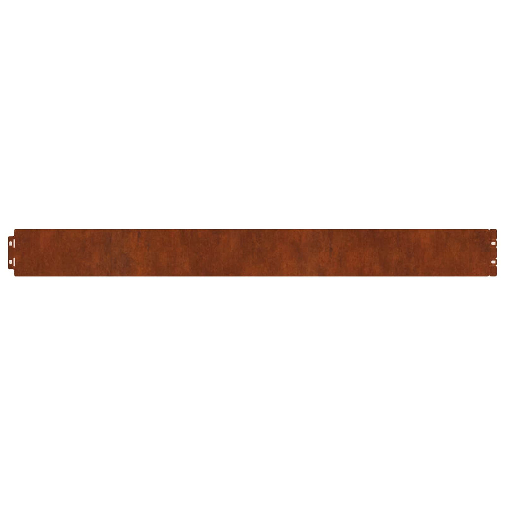 Bordure De Pelouse 30 Pc Rouillé