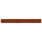 Bordure De Pelouse 30 Pc Rouillé