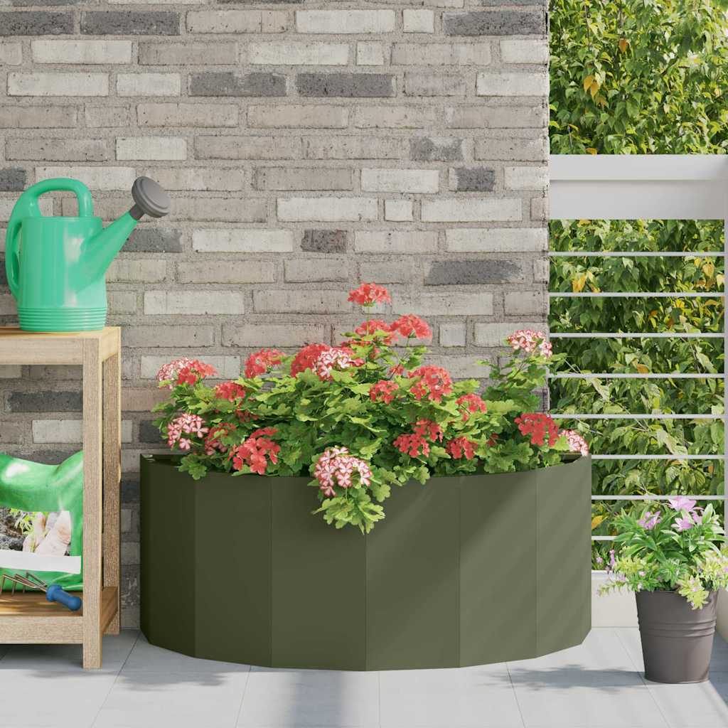 Jardinière Rouillé Acier Patiné