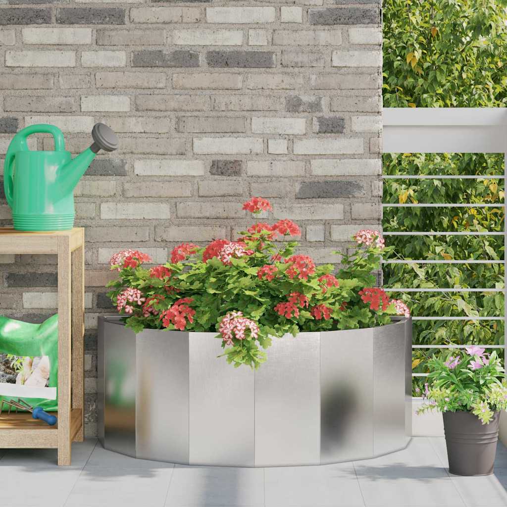 Jardinière Rouillé Acier Patiné