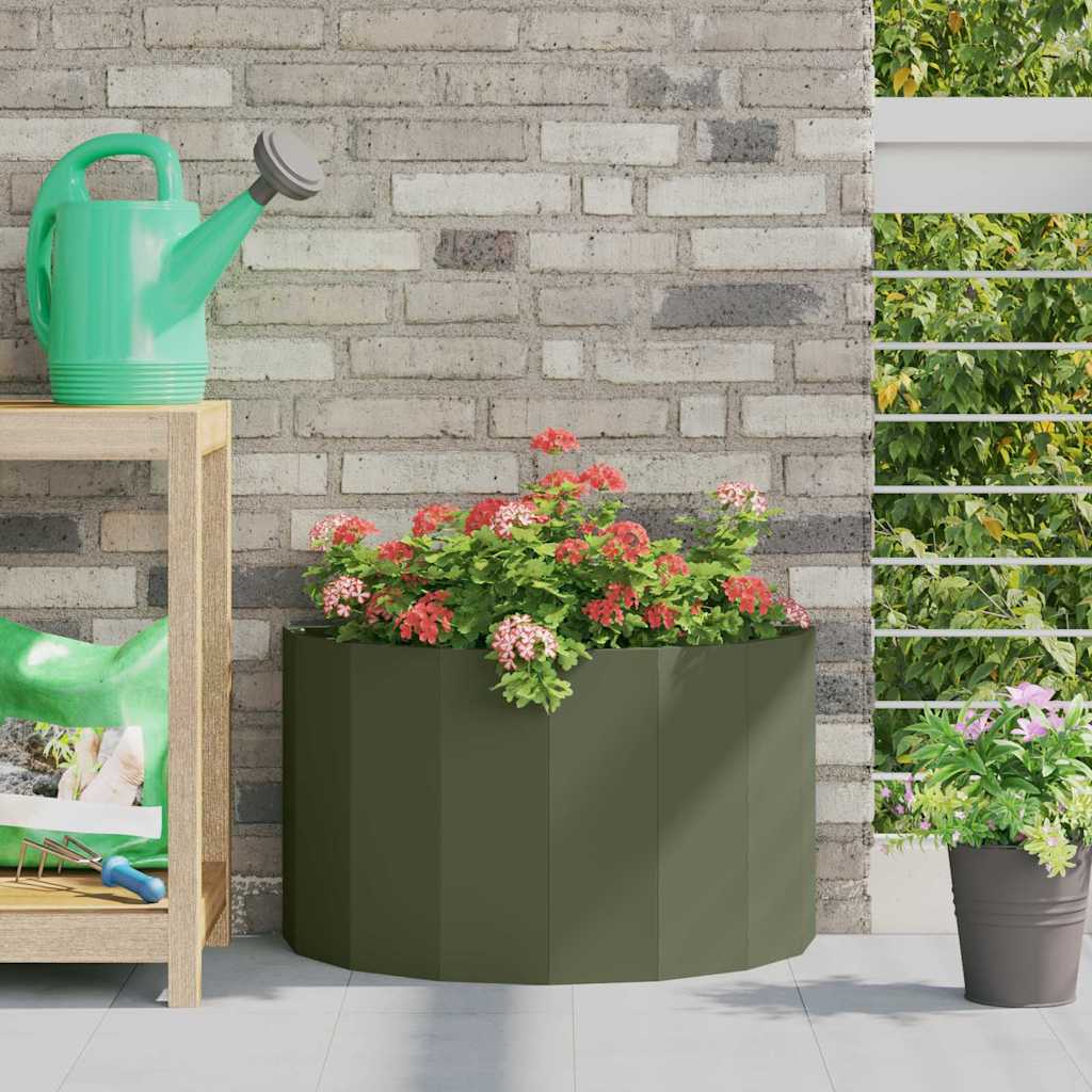 Jardinière Rouillé Acier Patiné