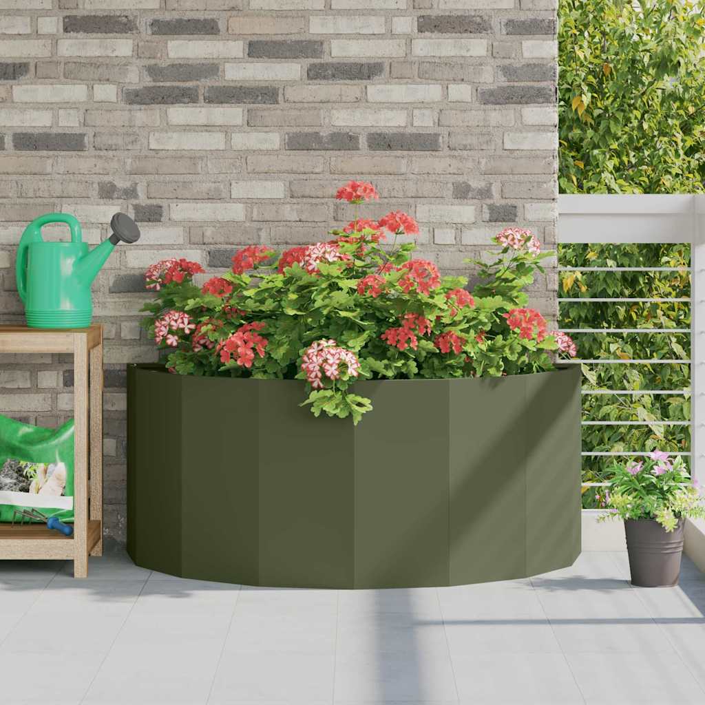 Jardinière Rouillé Acier Patiné