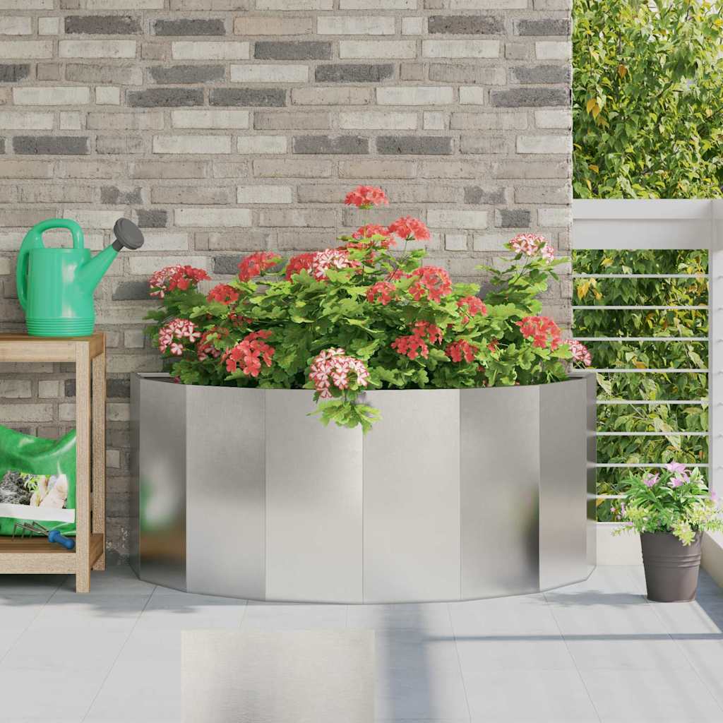 Jardinière Rouillé Acier Patiné