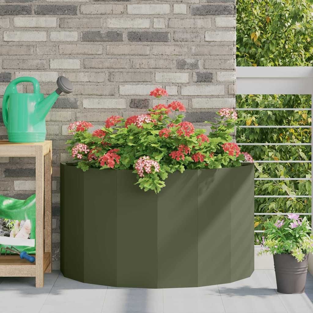 Jardinière Rouillé Acier Patiné