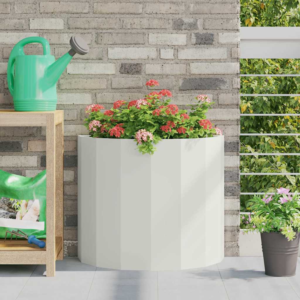 Jardinière Rouillé Acier Patiné