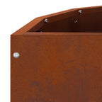 Jardinière Rouillé Acier Patiné