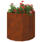 Jardinière Rouillé Acier Patiné