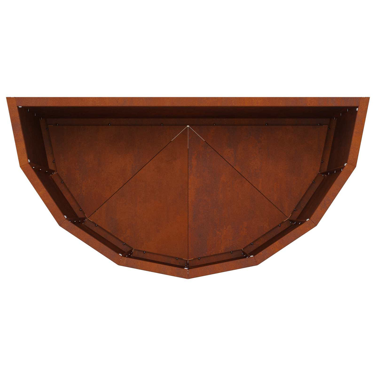 Jardinière Rouillé Acier Patiné