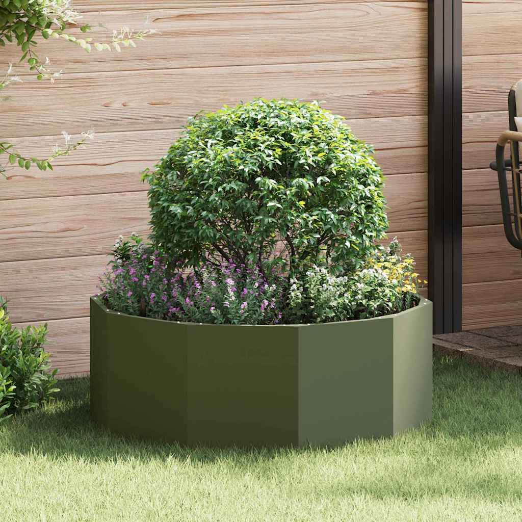 Jardinière Rouillé Acier Patiné