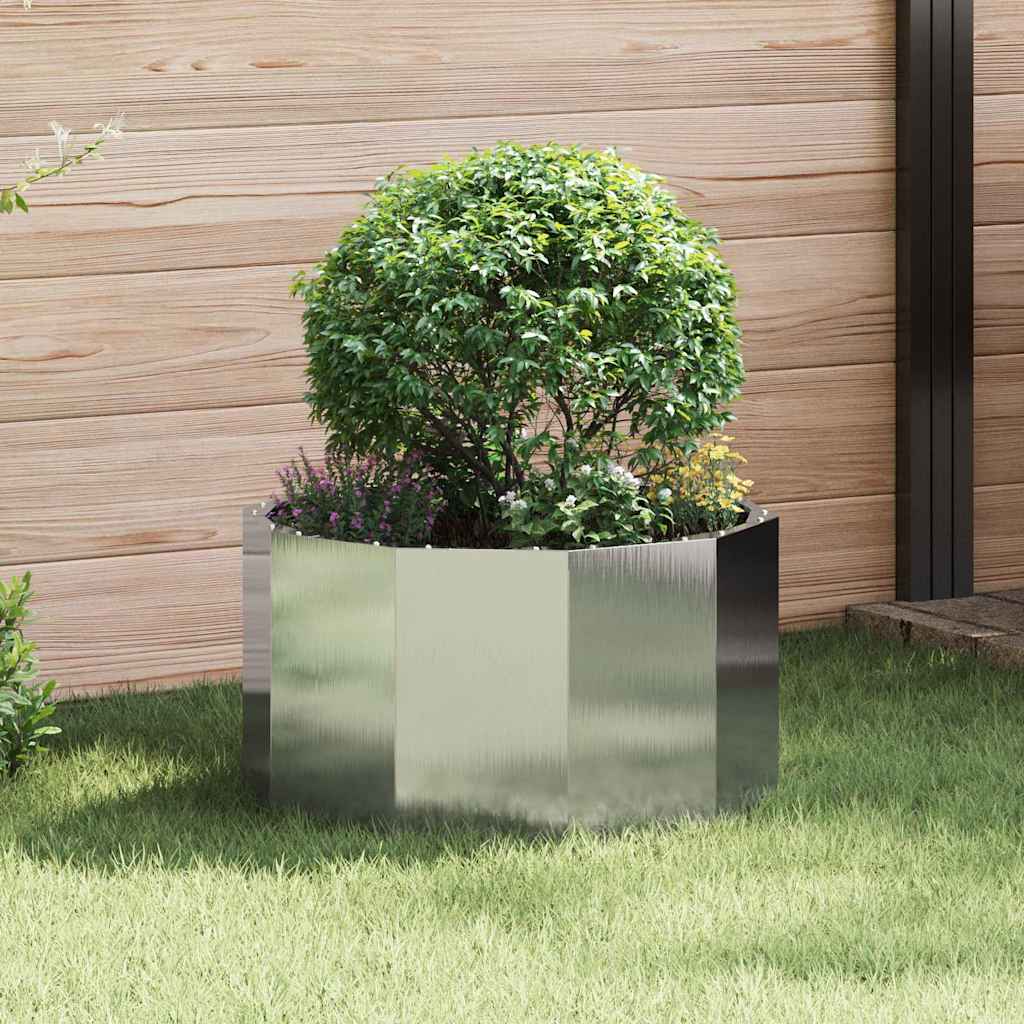 Jardinière Rouillé Acier Patiné