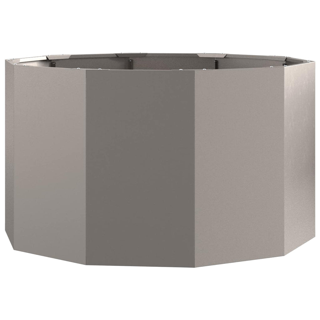 Jardinière Rouillé Acier Patiné