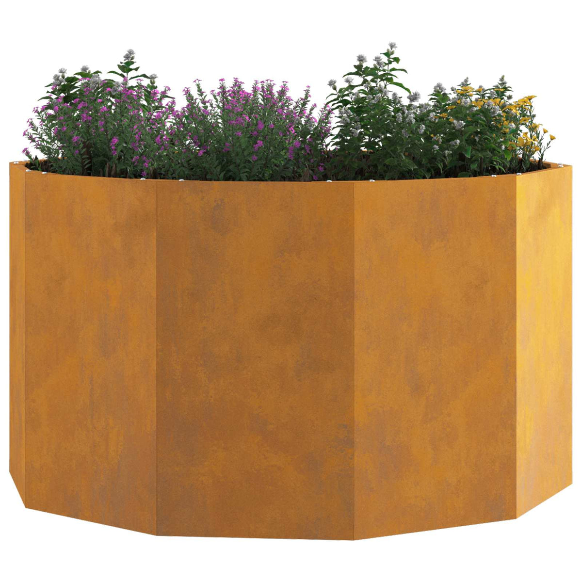 Jardinière Rouillé Acier Patiné