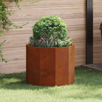 Jardinière Rouillé Acier Patiné