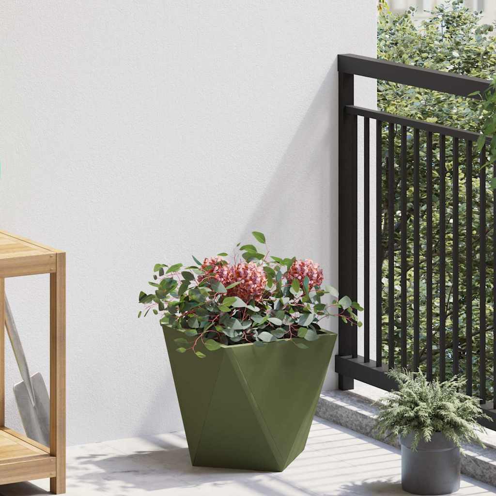 Jardinière Rouillé Acier Patiné