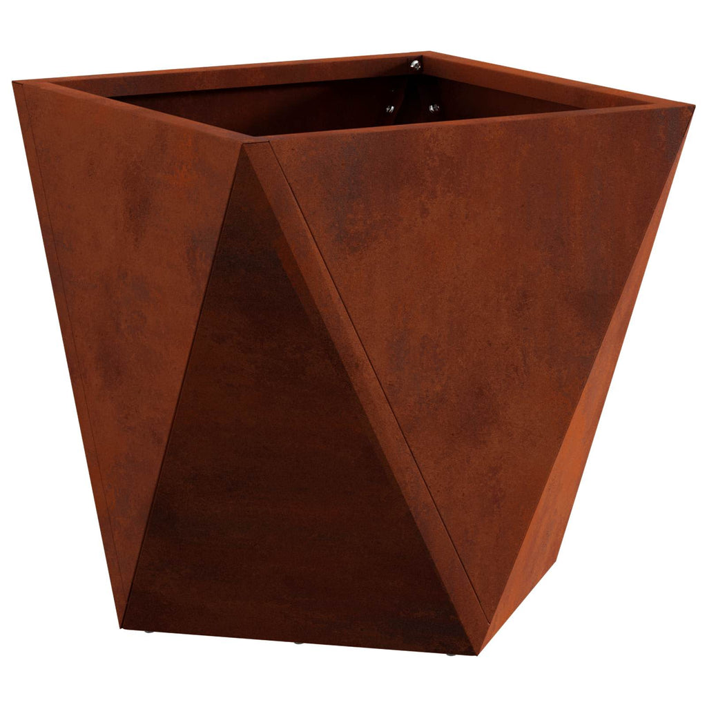 Jardinière Rouillé Acier Patiné
