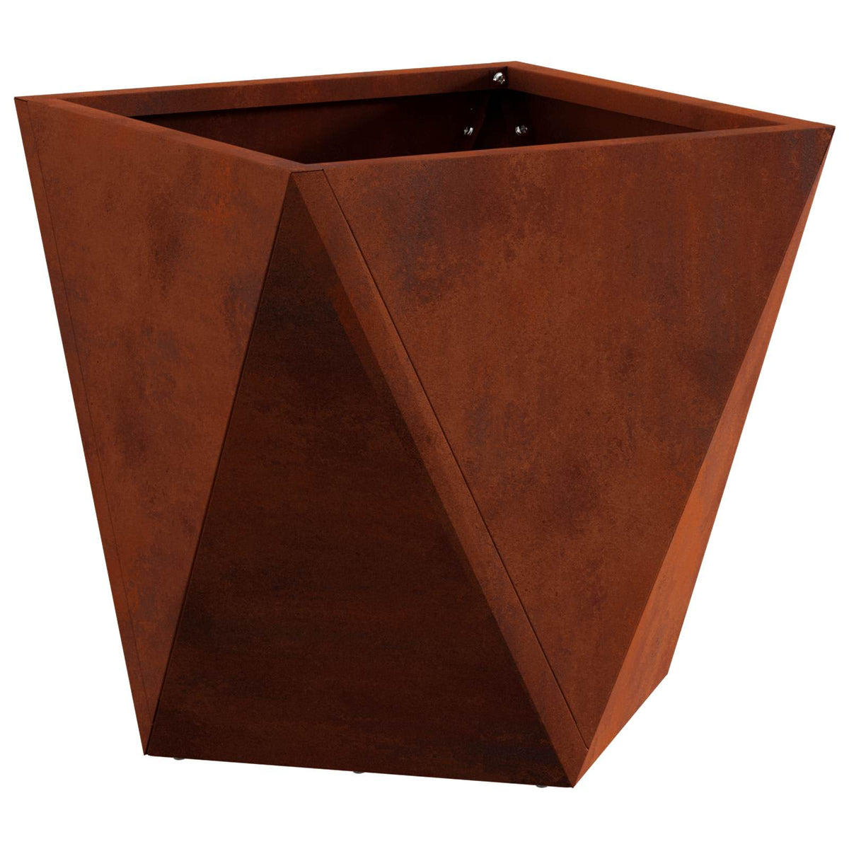 Jardinière Rouillé Acier Patiné