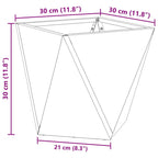Jardinière Rouillé Acier Patiné