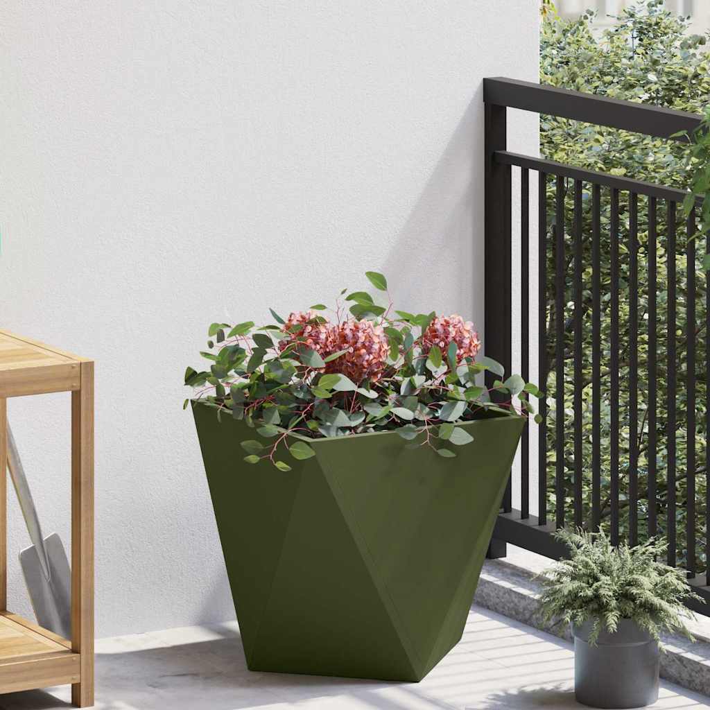 Jardinière Rouillé Acier Patiné