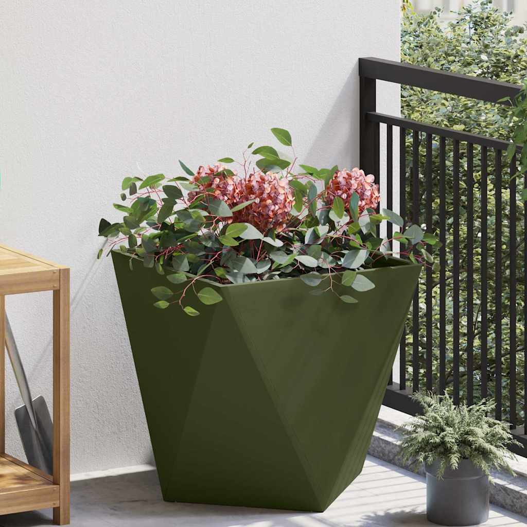 Jardinière Rouillé Acier Patiné