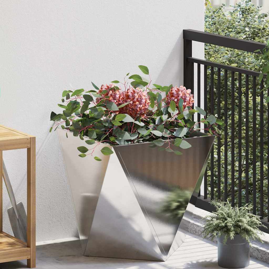 Jardinière Rouillé Acier Patiné