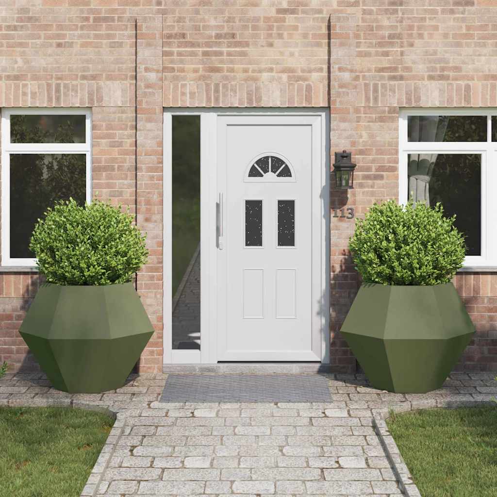 Jardinière 2 Pc Rouillé