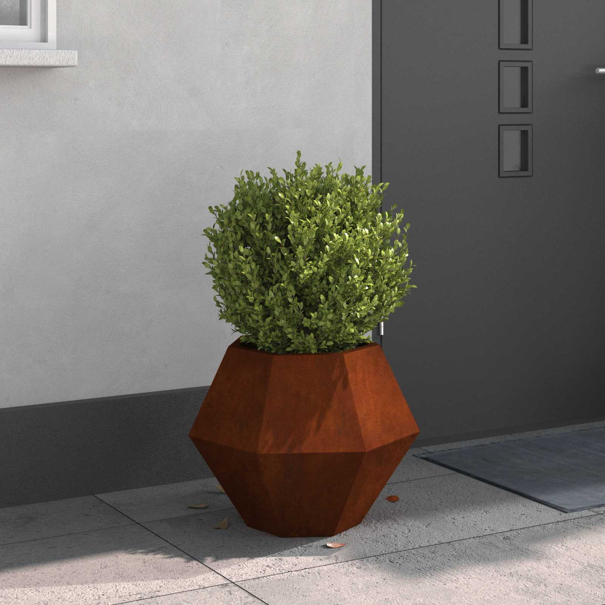 Jardinière 2 Pc Rouillé