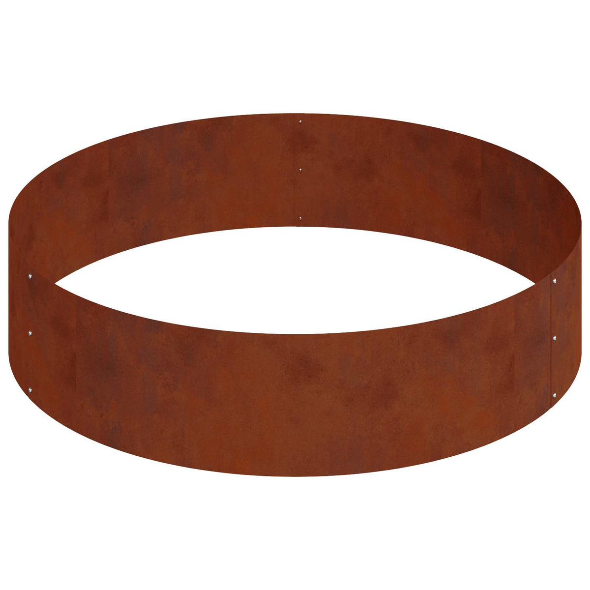 Cache-Pot De Jardin Rouillé 90 X 90 X 20 Cm Acier Patiné