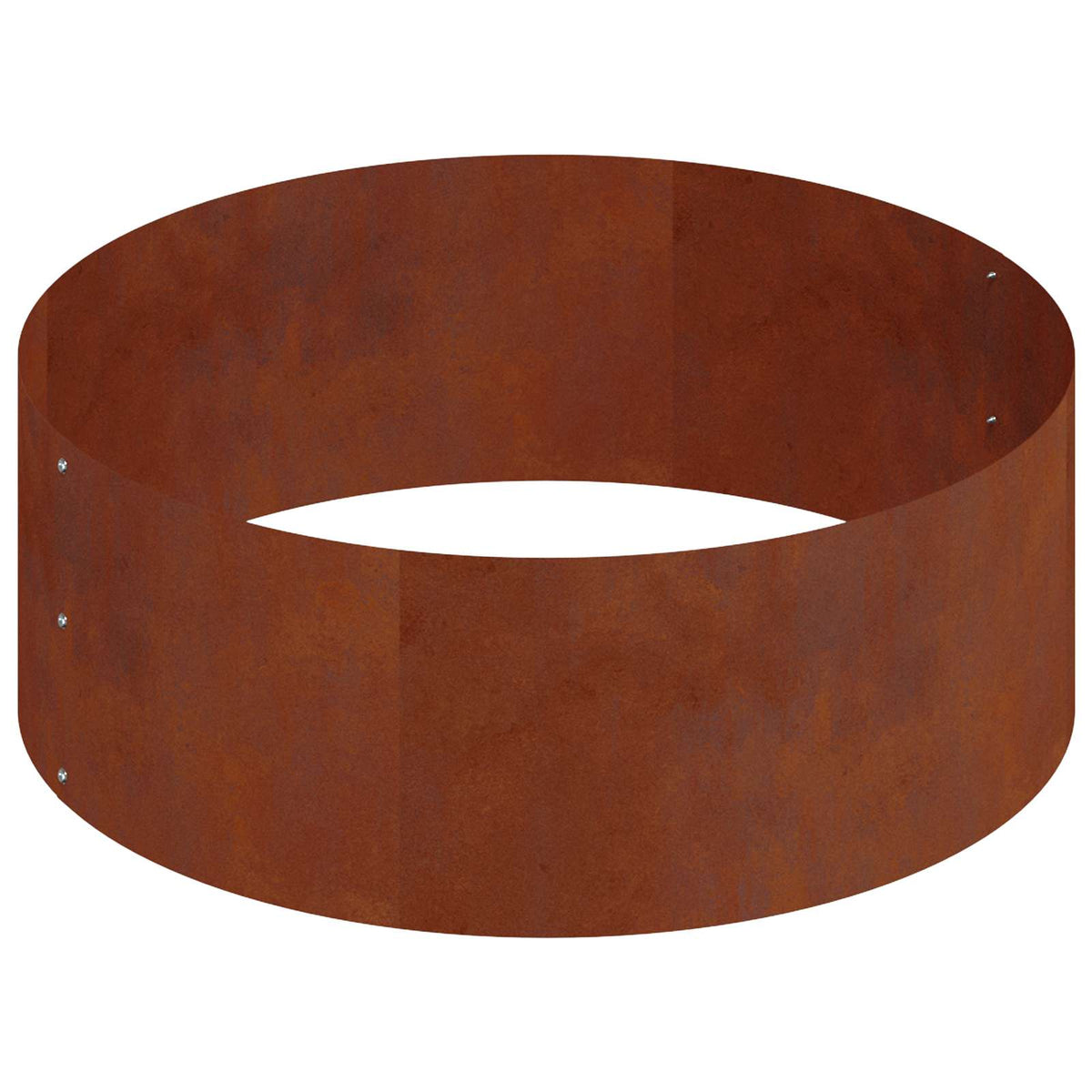 Cache-Pot De Jardin Rouillé 90 X 90 X 20 Cm Acier Patiné