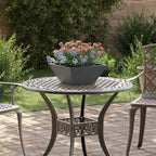 Cache-Pot De Jardin 5 Pc Rouillé