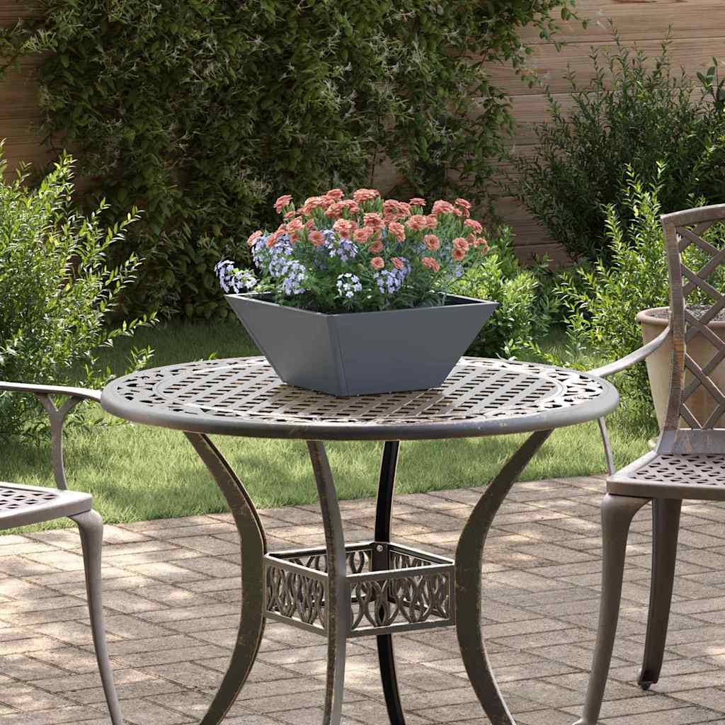 Cache-Pot De Jardin 5 Pc Rouillé