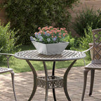 Cache-Pot De Jardin 5 Pc Rouillé