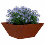 Cache-Pot De Jardin 5 Pc Rouillé