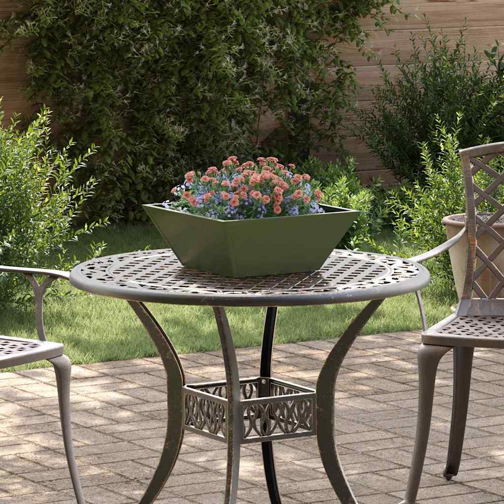 Cache-Pot De Jardin 5 Pc Rouillé