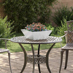 Cache-Pot De Jardin 5 Pc Rouillé