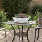 Cache-Pot De Jardin 5 Pc Rouillé