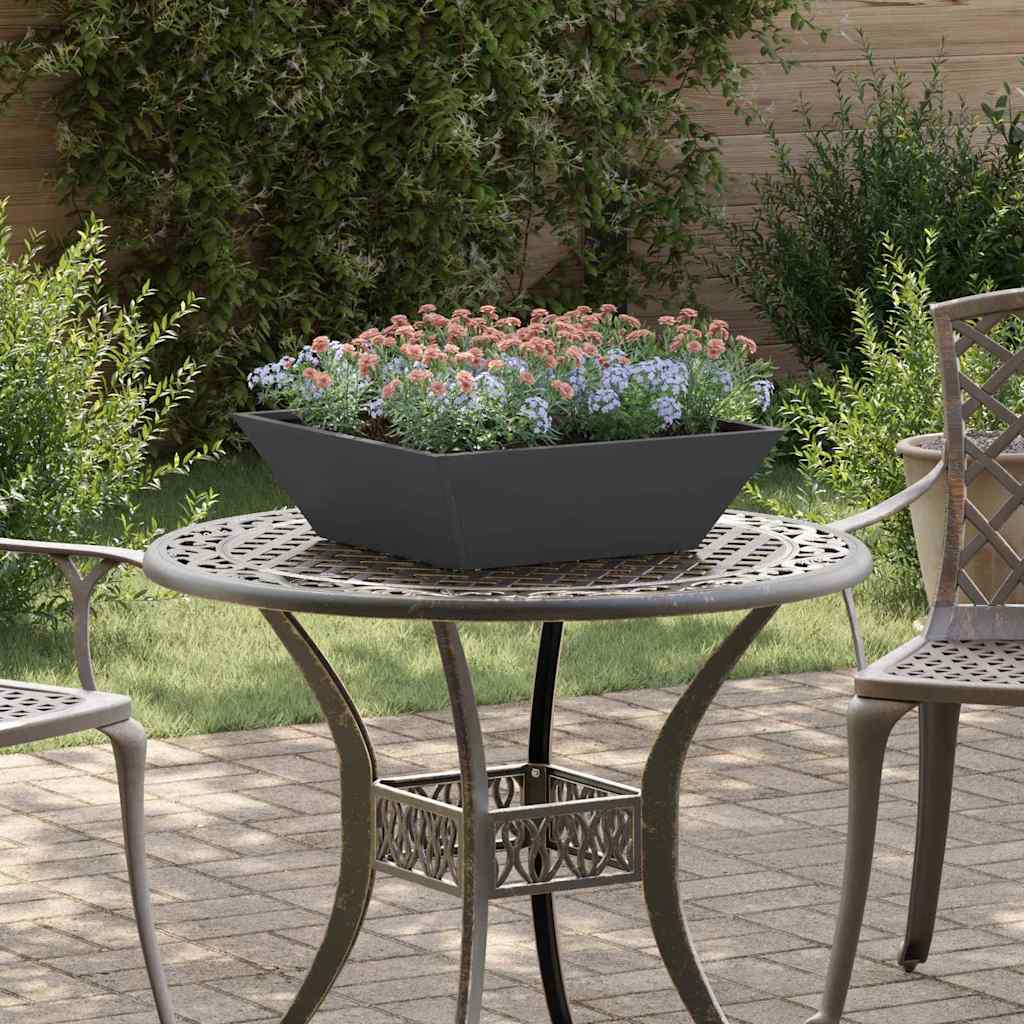 Cache-Pot De Jardin 5 Pc Rouillé