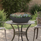 Cache-Pot De Jardin 5 Pc Rouillé