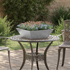 Cache-Pot De Jardin 5 Pc Rouillé