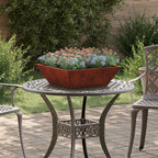 Cache-Pot De Jardin 5 Pc Rouillé