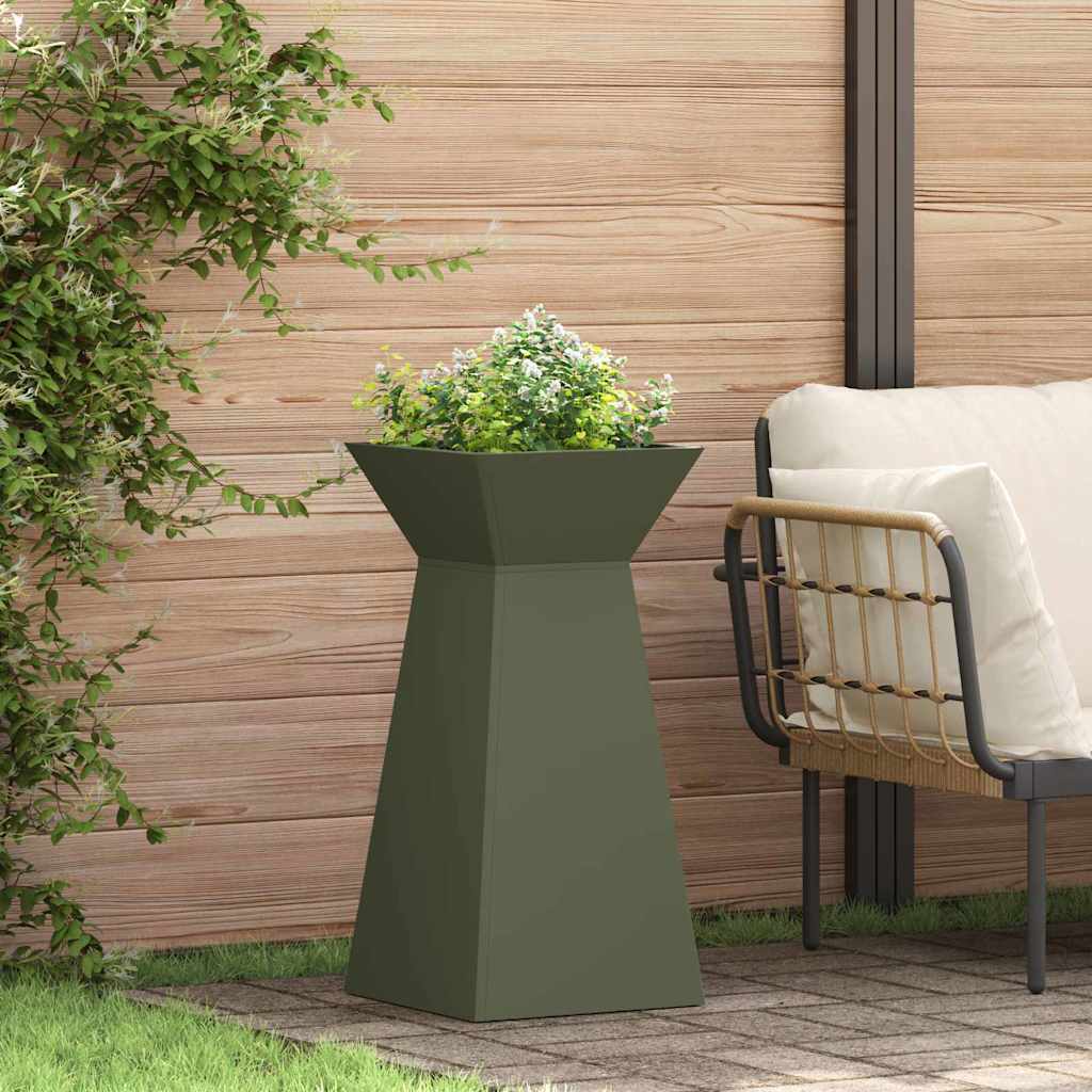 Jardinière À Pilier Rouillé