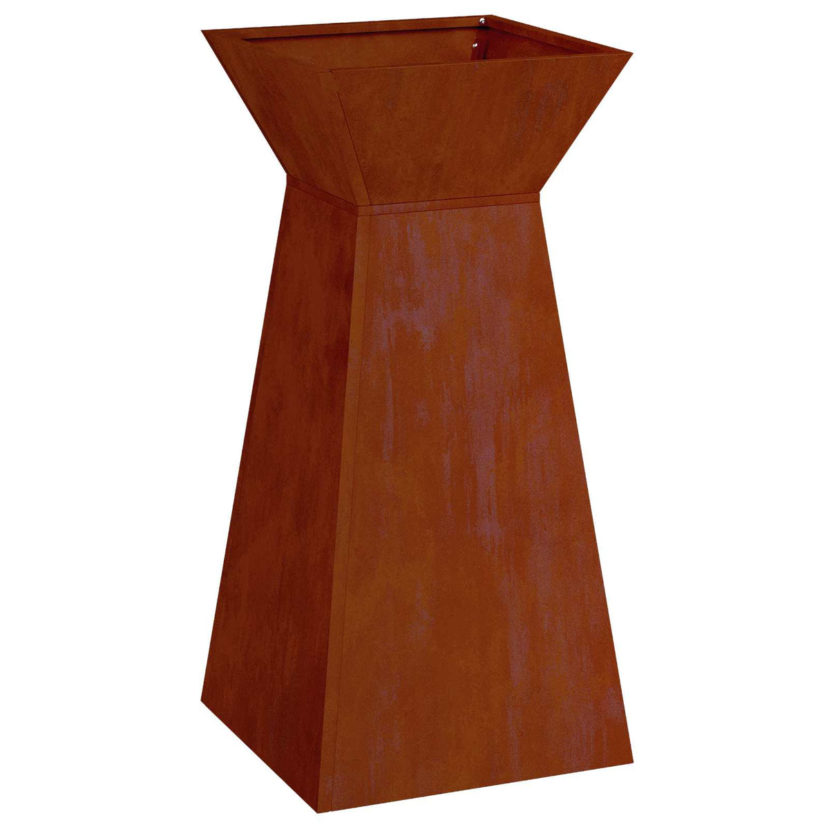 Jardinière À Pilier Rouillé