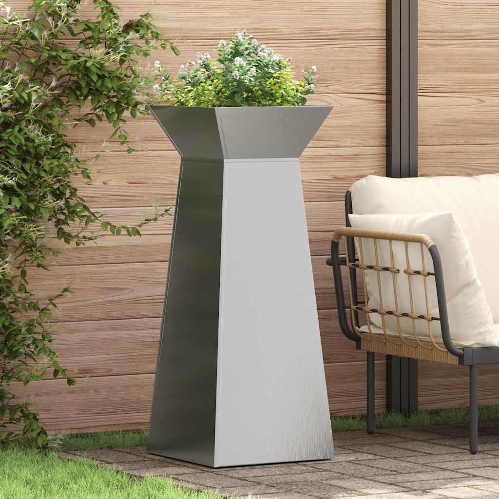 Jardinière À Pilier Rouillé