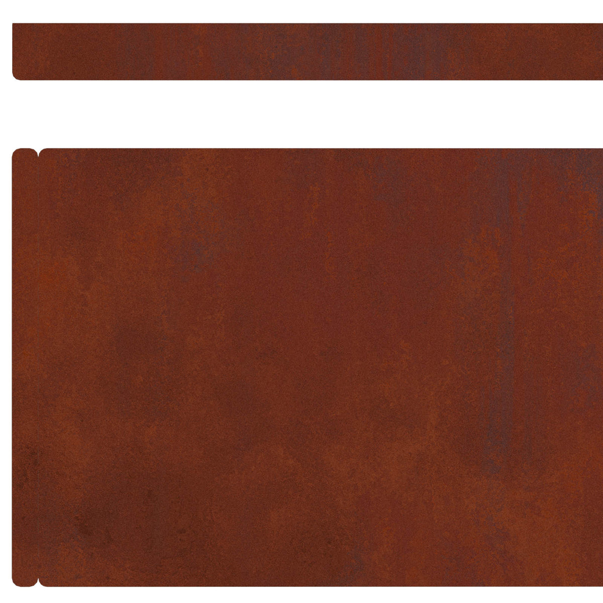 Bordure De Pelouse 4 Pc Acier Patiné Rouillé