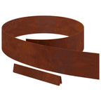 Bordure De Pelouse 4 Pc Acier Patiné Rouillé