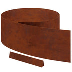 Bordure De Pelouse Acier Patiné Rouillé
